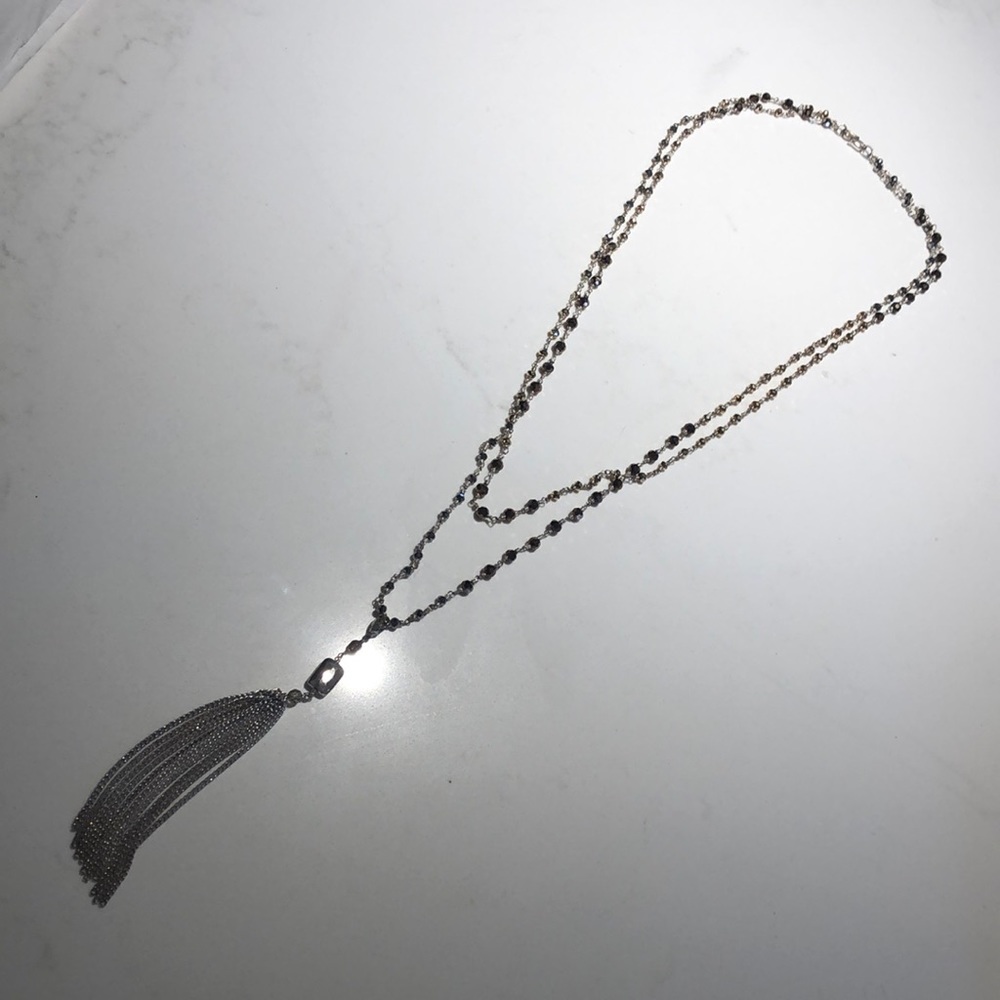 Stella & Dot Gitane tassel necklace